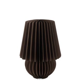 J-Line windlicht Cindy Craquelé - glas - zilver - medium