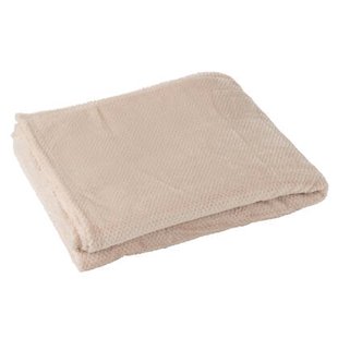 J-Line deken Snuggle - polyester - lichtroze