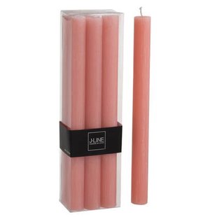 J-Line tafelkaars Terracotta - rose - 9U - doos van 6
