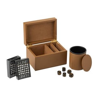 J-Line speeldoos - hout - bruin