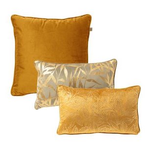 KUSSENSET - 3-delig - Bauke|Katja - 45x45 cm, 30x50 cm - bladmotief -