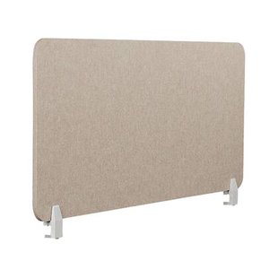 Beliani-SPLIT-Bureauscheidingswand-Beige-120 x 50 cm-Polyester