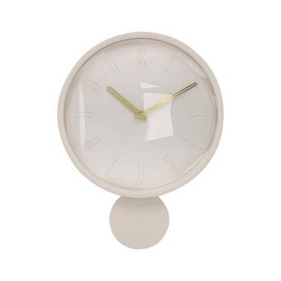 Vtw Living - Moderne Wandklok Beige - 30 x 6 x 39.8 cm