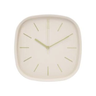 Vtw Living - Moderne Wandklok Beige - 30 x 5 x 30 cm