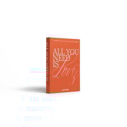 Printworks Fotoboek - All You Need is Love - Oranje