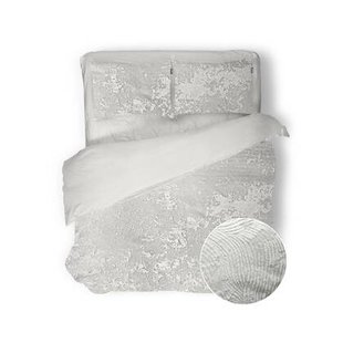 Eleganzzz Dekbedovertrek 3D Embossed Velvet Wave - off white