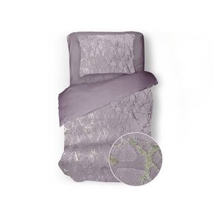 Eleganzzz Dekbedovertrek Marbel Foil Velvet - rose