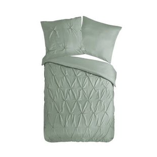 Pure Dekbedovertrek Micropercal Elegance - light sage