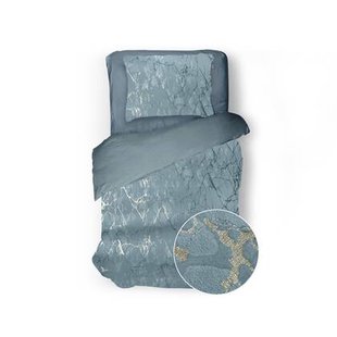 Eleganzzz Dekbedovertrek Marbel Foil Velvet - mineral