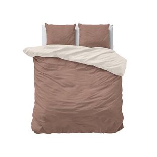 Superieur - Dekbedovertrek - Bruin; Creme - Eenpersoons