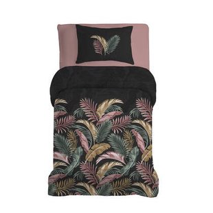 LINNICK Dekbedovertrek Katoen Renforcé Hena - anthracite