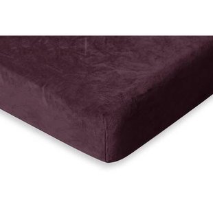 Eleganzzz Hoeslaken Flanel Fleece 35cm Hoekhoogte - bordeaux