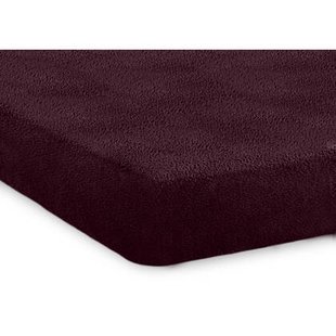 Eleganzzz Hoeslaken Teddy Pluche 35cm Hoekhoogte - bordeaux