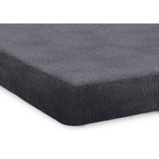 Eleganzzz Hoeslaken Teddy Pluche 35cm Hoekhoogte - anthracite