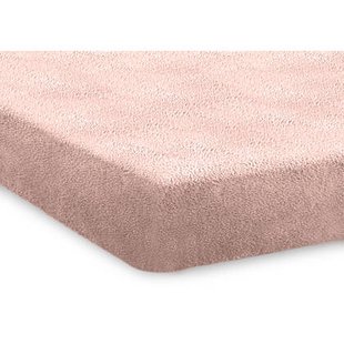 Eleganzzz Hoeslaken Teddy Pluche 35cm Hoekhoogte - light pink