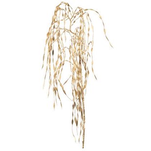 Fleurdirect Kunsttak Willow - Goud - Kunststof - 0x65x0cm (BxHxD)