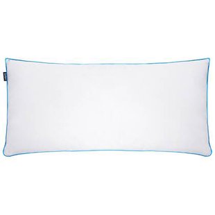 Beliani-ANETO-Hoofdkussen 3 vakken-Wit-40 x 80 cm-Laag-Eendenveren