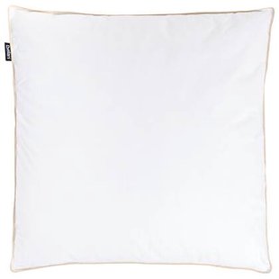 Beliani-ETNA-Hoofdkussen 3 vakken-Wit-80 x 80 cm-Hoog-Eendenveren