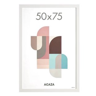 ACAZA Fotokader - Fotolijst - 50x75 cm - MDF hout - Wit