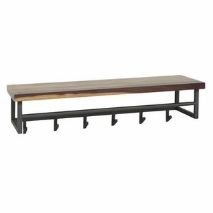 Giga Meubel - Kapstok Naturel Hout - 6-Haaks - 100x30x27cm - Daytona