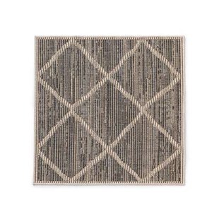 Boho&me Vierkant jute buitenkleed - Sunny naturel - 100x100 cm