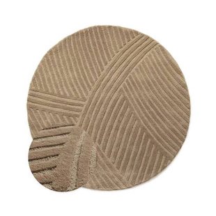 Nordic Weavers Design vloerkleed rond - Balans Field beige - 150 cm
