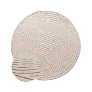 Nordic Weavers Design vloerkleed rond - Balans Dual ivoor - 250 cm
