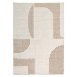Nordic Weavers Japandi vloerkleed - Ridge Nevi crème|beige - 80x150 cm