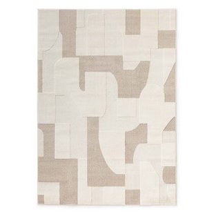 Nordic Weavers Japandi vloerkleed - Ridge Elv crème|beige - 120x170 cm
