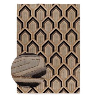 Nordic Weavers Modern vloerkleed - Skulptur okergeel - 160x230 cm