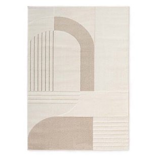Nordic Weavers Japandi vloerkleed - Ridge Nari crème|beige - 300x400