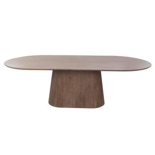 Giga Meubel - Eettafel Salvador Donkerbruin Ovaal 160cm
