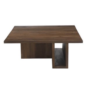 Giga Meubel - Salontafel Vierkant Donkerbruin Hout - 85cm - Onni