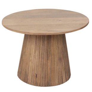 Giga Meubel - Salontafel Rond Naturel Hout - 60x60x41cm - Salvador