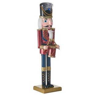 Beliani - HOGSJON - Decoratief figuur - Rood - Dennenhout