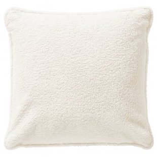 Teddy - Kerst kussenhoezen - 45x45 cm, wit