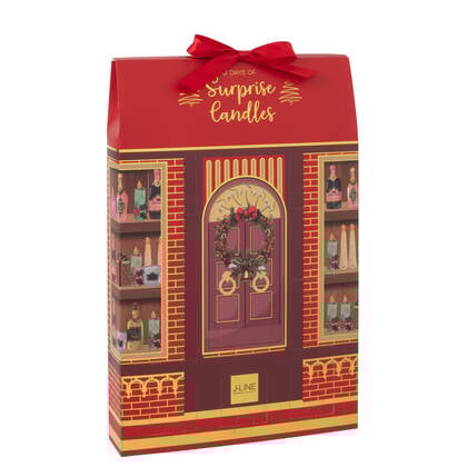 J-Line geurkaars Surprise Window - koraal|mix - 12 candles