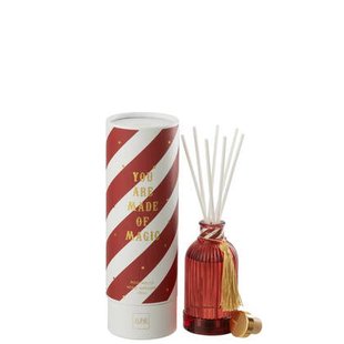 J-Line geurolie + stokjes Magic - wit|koraal - small