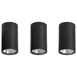 Beliani - BARCALA - Plafondlamp set van 3 - Zwart - Metaal