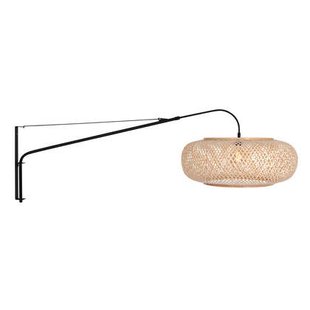 Steinhauer - wandlamp - Elegant Classy - naturel zwart - bamboe