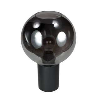Steinhauer - tafellamp - Bloeba - zwart - glas metaal - Ø 25cm - E27