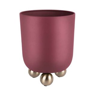 Present Time - Bloempot Estilo Medium - Bordeauxrood
