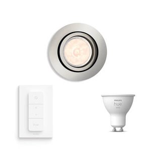 Philips Donegal Inbouwspot - Incl. Hue White GU10 & Dimmer - 1-Lichts