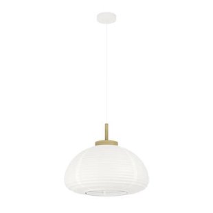 EGLO Summerhill Hanglamp - E27 - Ø 55 cm - Hout & Papier - Wit