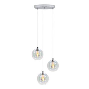 EGLO Ariscani 2 Hanglamp - E27 - Ø 42,5 cm - gekleurd glas - Chroom