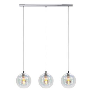 EGLO Ariscani 2 Hanglamp - E27 - 76,5 cm - gekleurd glas - Chroom