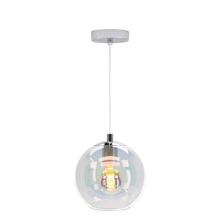EGLO Ariscani 2 Hanglamp - E27 - Ø 20 cm - gekleurd glas - Chroom