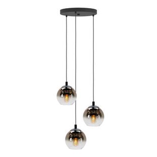 EGLO Ariscani 1 Hanglamp - E27 - Ø 42,5 cm - Koperglas - Zwart