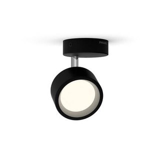 Philips Bracia single spot Zwart 27K 1x5.5W 27K
