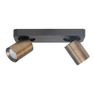 Highlight Spot Oliver Brons Zwart 2 lichts GU10 Balk